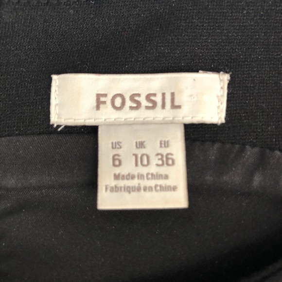 Fossil Basic Black A-Line Sleeveless Dress - Picture 6 of 6
